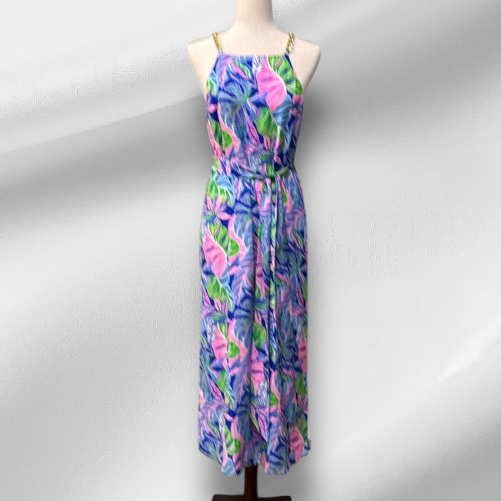 Lilly Pulitzer Joannah Silk Midi Dress - Picture 9 of 13